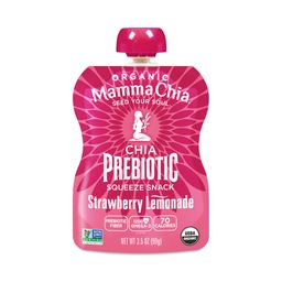 Prebiotic Chia Squeeze, Strawberry Lemonade