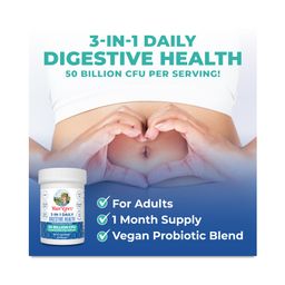 3-in-1 Digestive Health Probiotic Capsules