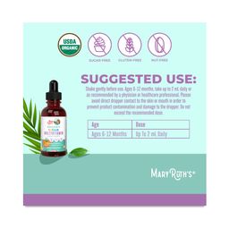 Infant Multivitamin Liquid Drops, Orange Vanilla