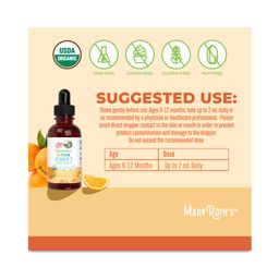 Infant Vitamin C Liquid Drops, Orange Vanilla
