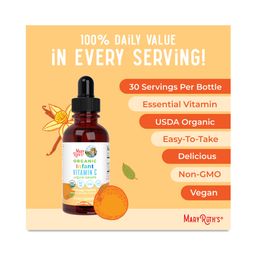Infant Vitamin C Liquid Drops, Orange Vanilla