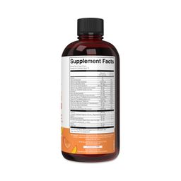 Liquid Morning Multivitamin & Hair Growth, Peach Mango