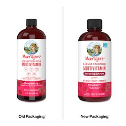 Morning Multivitamin Liquid, Raspberry, 15.22 oz