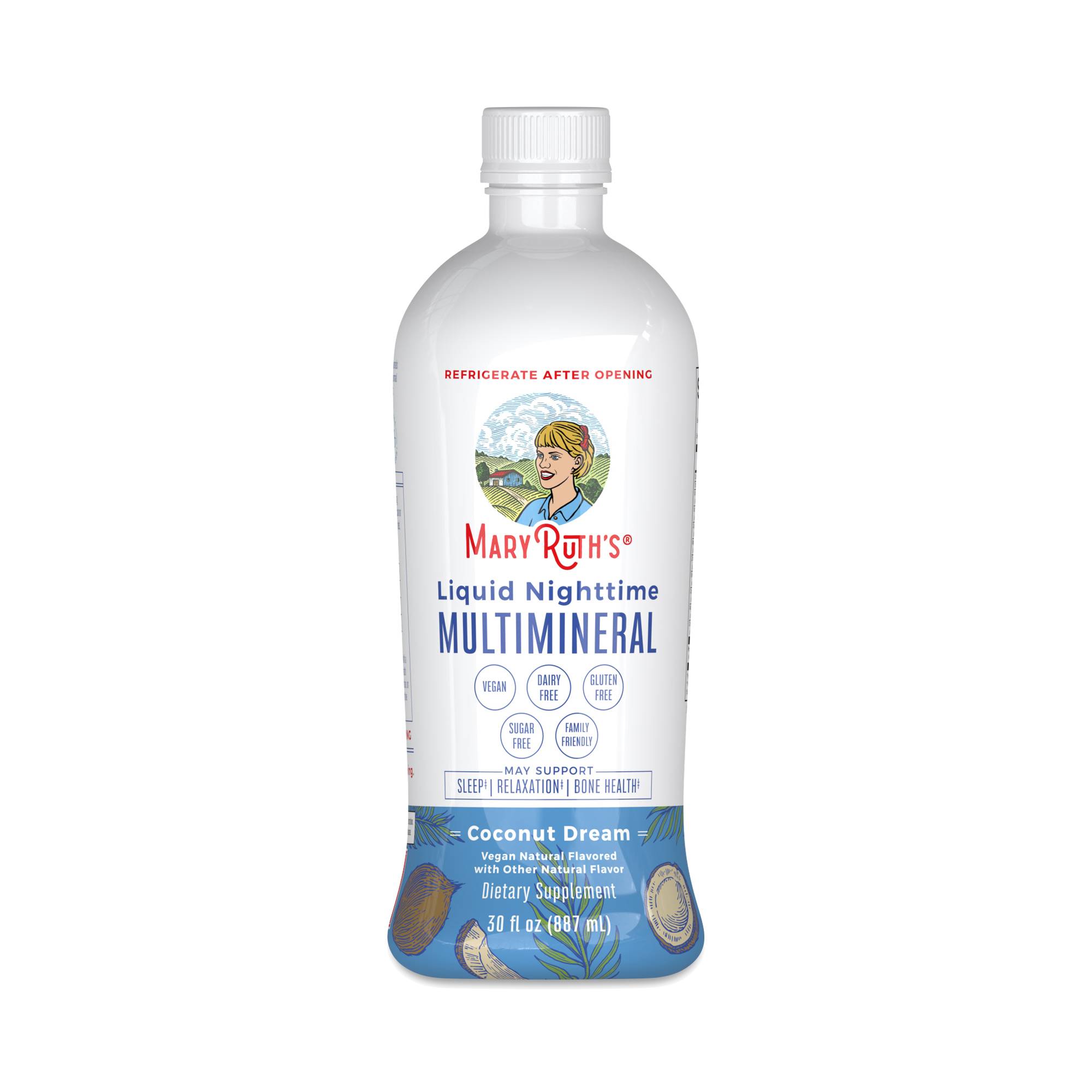 Liquid Nighttime Multimineral, Coconut Dream