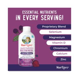 Liquid Nighttime Multimineral & Skin Renew, Berry Dream