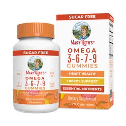 Omega 3-6-7-9 Gummies, Peach Mango Apricot, 120 ct