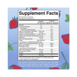 Prenatal & Postnatal Multivitamin Gummies, Strawberry