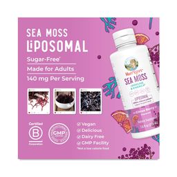 Sea Moss + Immune & Energy Liposomal, Citrus Berry
