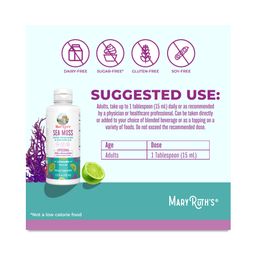 Sea Moss with Spirulina & Chlorella Liposomal, Limeade