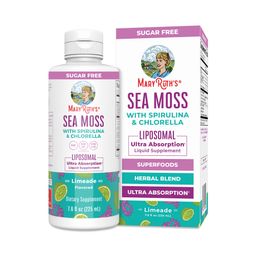 Sea Moss with Spirulina & Chlorella Liposomal, Limeade