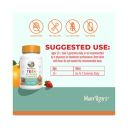 Teen Multivitamin Gummies, Strawberry Papaya & Super Punch
