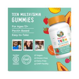 Teen Multivitamin Gummies, Strawberry Papaya & Super Punch