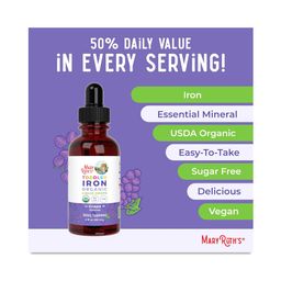 Toddler Iron Liquid Drops, Grape