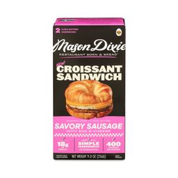 Croissant Sandwich, Savory Sausage with Egg & Cheese