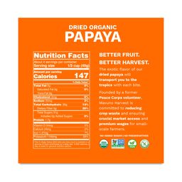 Organic Dried Papaya