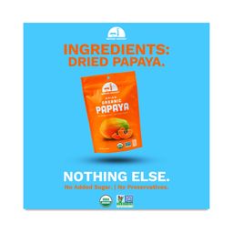 Organic Dried Papaya