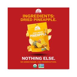 Organic Dried Pineapple