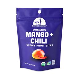 Organic Fruit Bites, Mango & Chili, Snack Pack