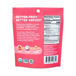 Organic Fruit Bites, Mango & Coconut