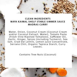 Madras Curry Indian Simmer Sauce, Spicy