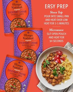 Organic Everyday Chana, Chickpeas, Tomato & Onion