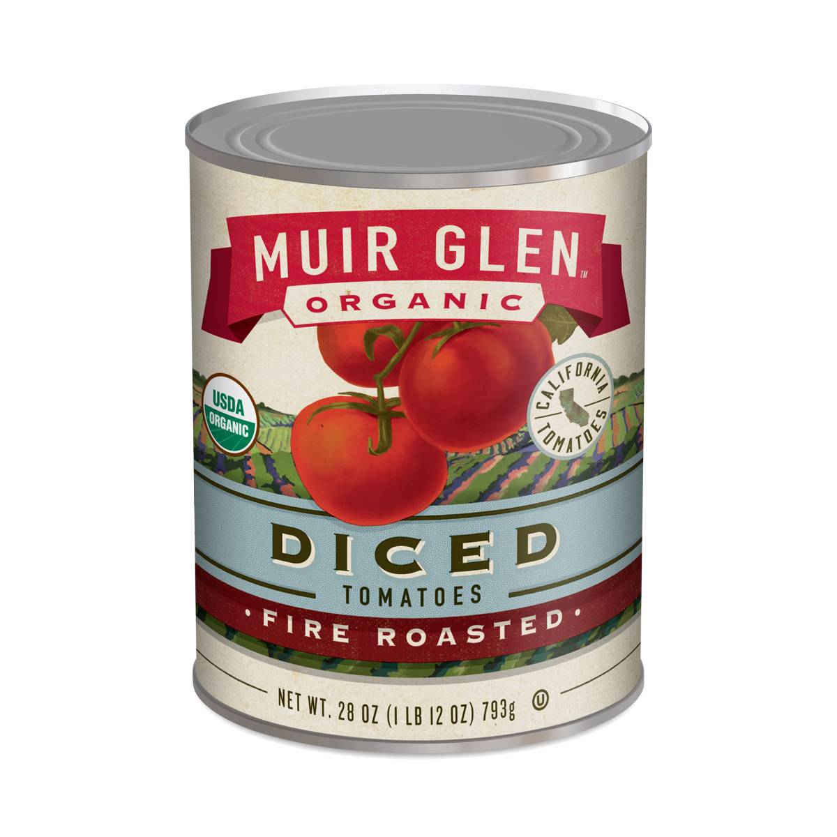 Organic Diced Fire Roasted Tomatoes, Value Size