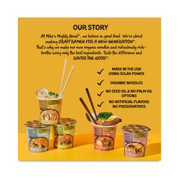 Ramen Soup Cup Made with Organic Noodles, Chicken Bone Broth