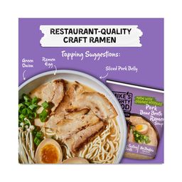 Ramen Soup Cup Made with Organic Noodles, Pork Bone Broth