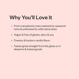 Unsweetened Vanilla Macadamia Milk