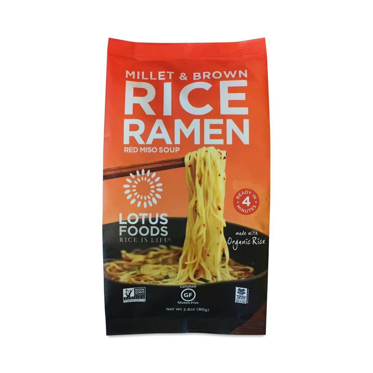 Gluten-Free Millet & Brown Rice Ramen with Miso Soup