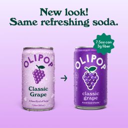 Prebiotic Soda Minis, Classic Grape