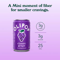 Prebiotic Soda Minis, Classic Grape