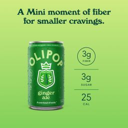 Prebiotic Soda Minis, Ginger Ale
