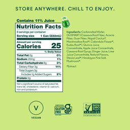 Prebiotic Soda Minis, Ginger Ale