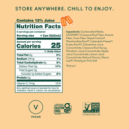 Prebiotic Soda Minis, Orange Cream