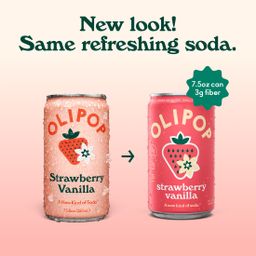 Prebiotic Soda Minis, Strawberry Vanilla