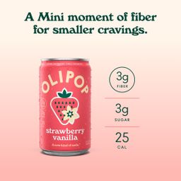 Prebiotic Soda Minis, Strawberry Vanilla