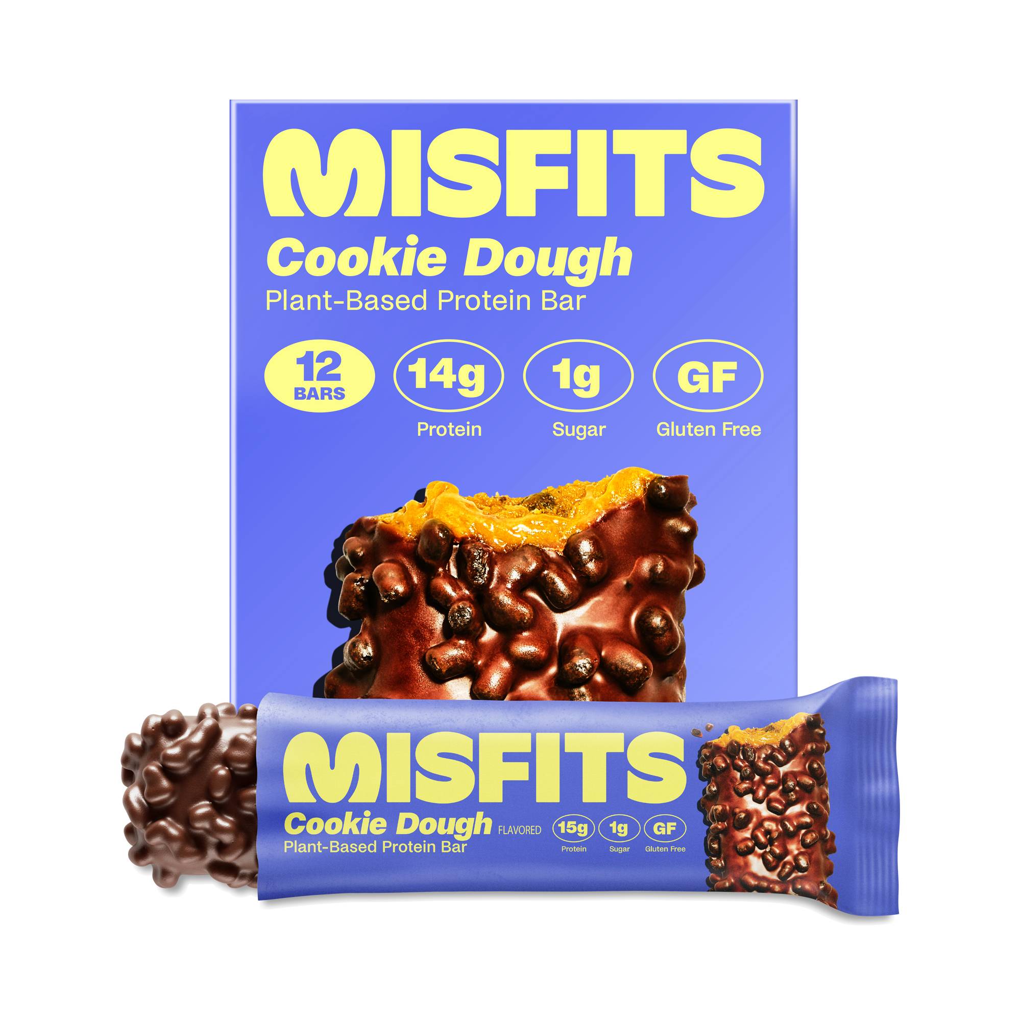 Plant-Based Protein Bars, Cookie Dough