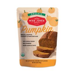 Organic Pumpkin Bread, Muffin, Cookie and Pancake Mix