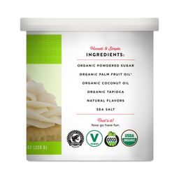 Organic Frosting, Cream Cheese