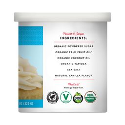 Organic Frosting, Vanilla