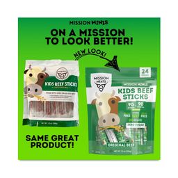 Kids Grass-Fed Beef Sticks, Tasty Original