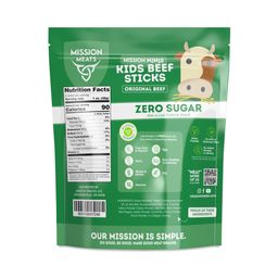 Kids Grass-Fed Beef Sticks, Tasty Original, Value Pack