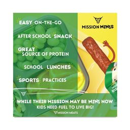 Kids Grass-Fed Beef Sticks, Tasty Original, Value Pack