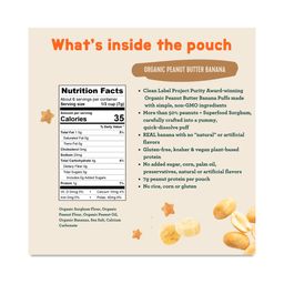 Nutty Puffs, Peanut Butter & Banana