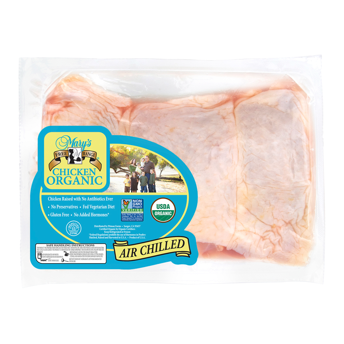 Mary's Poultry Organic Bone in Chicken Thighs Thrive Market