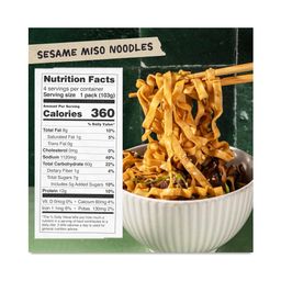 Sesame Miso Noodles