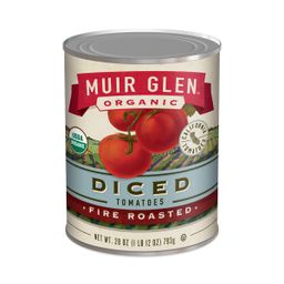 Organic Diced Fire Roasted Tomatoes, Value Size