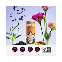 Oat Milk Latte, Black Tea