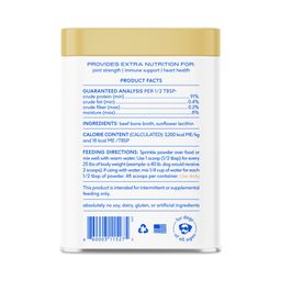 Grass-Fed Beef Bone Broth Powder for Dogs & Cats